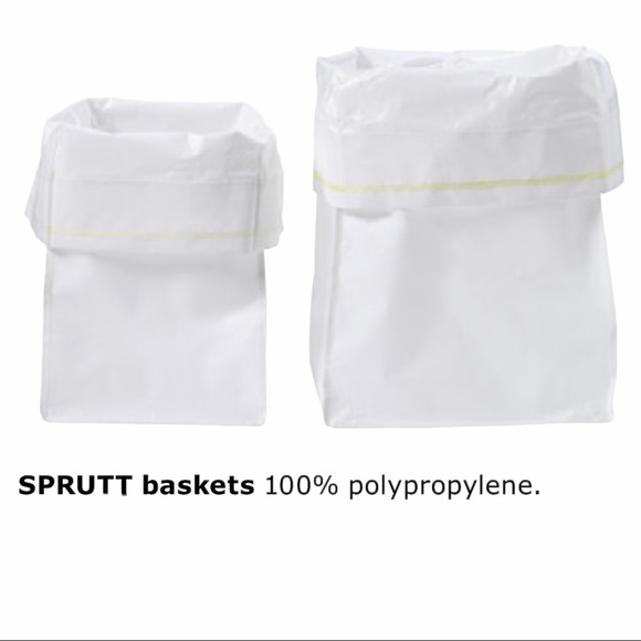 3/$30 - NWT IKEA SPRUTT Storage Basket Small (x2) - Picture 6 of 12